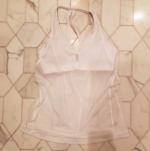 Lululemon mesh tank and bra